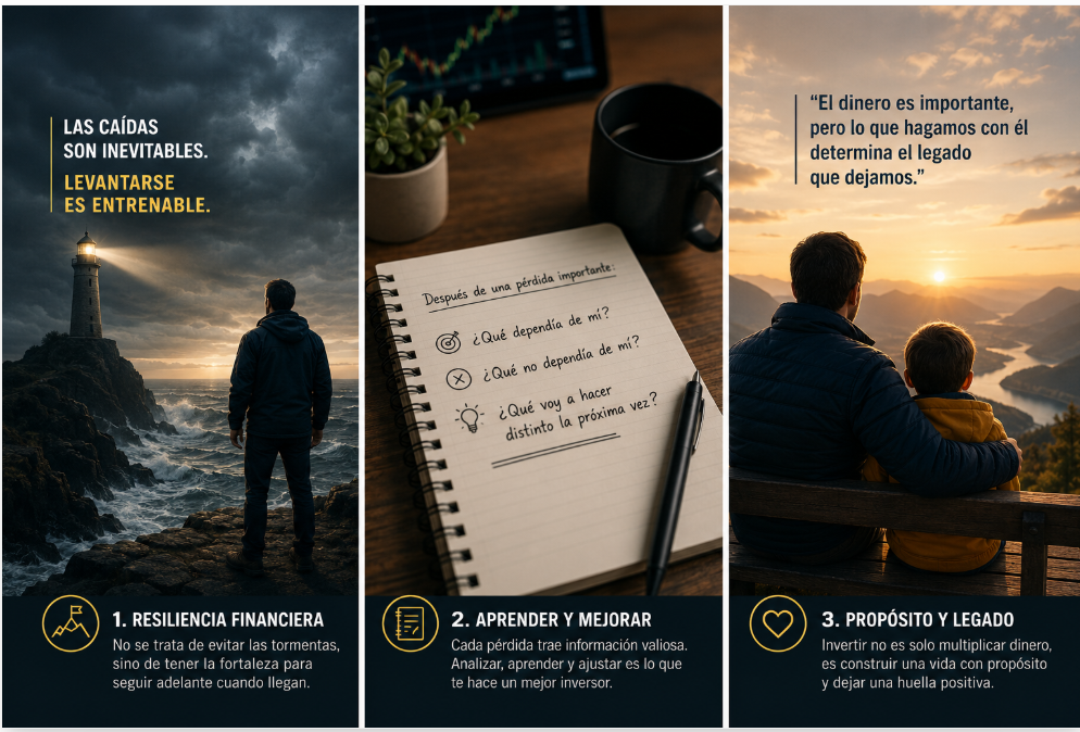 Resiliencia financiera: cómo superar pérdidas e invertir mejor