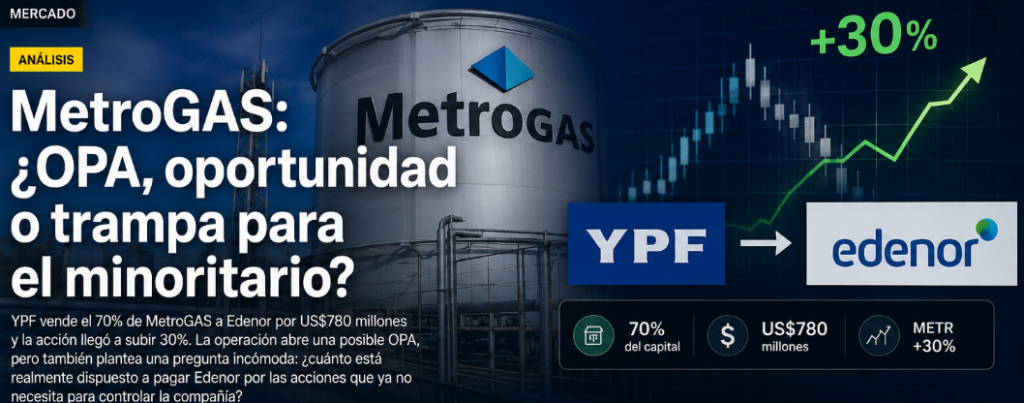 MetroGAS: ¿OPA, oportunidad o trampa para el minoritario?