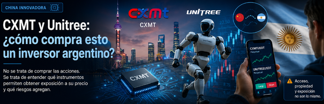 invertir cxmt y unitree desde argentina